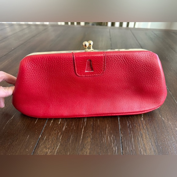 Vintage leather clutch - Picture 1 of 10